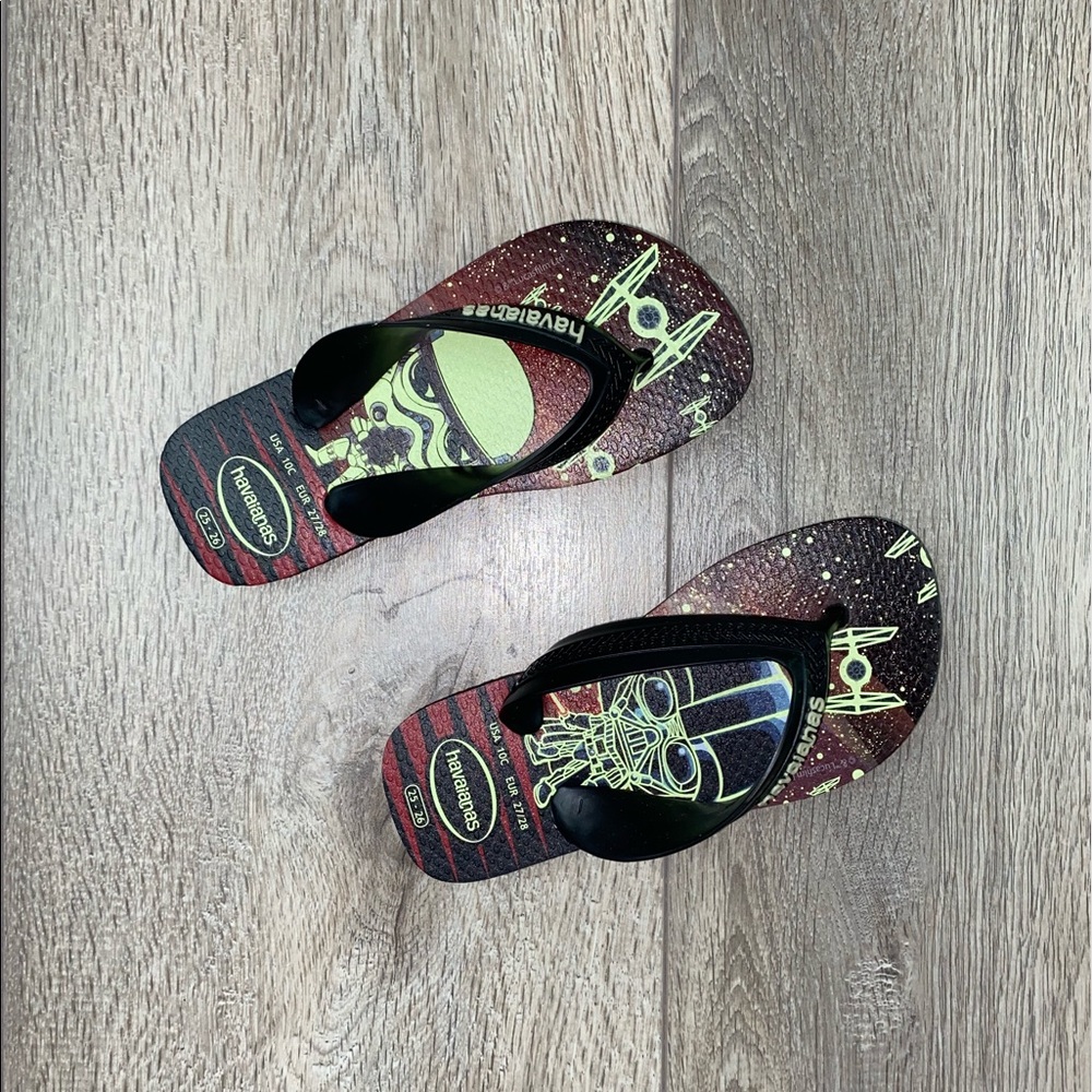 Havaianas Star Wars Flip Flop Size 10T | Stormtrooper Flip Flops Size 10T - Picture 8 of 15